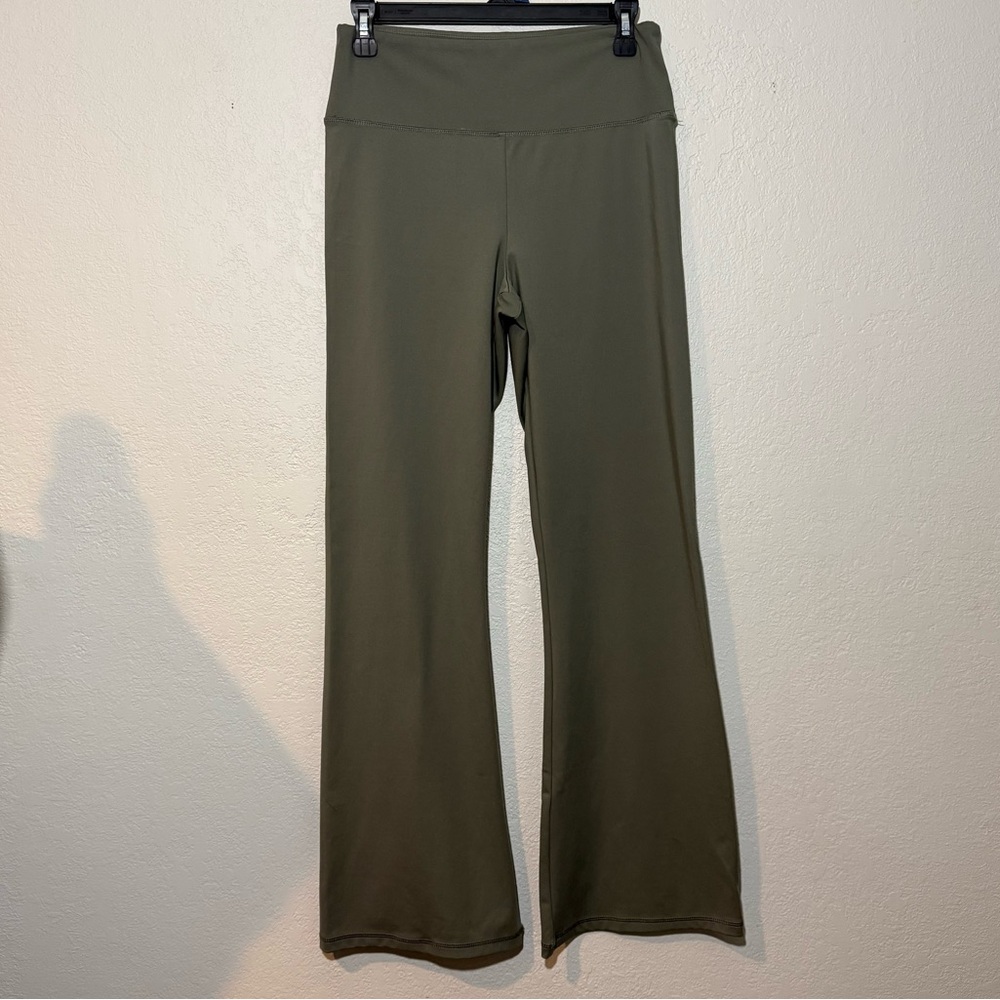 American Eagle Outfitters Olive Green Flare Leggings